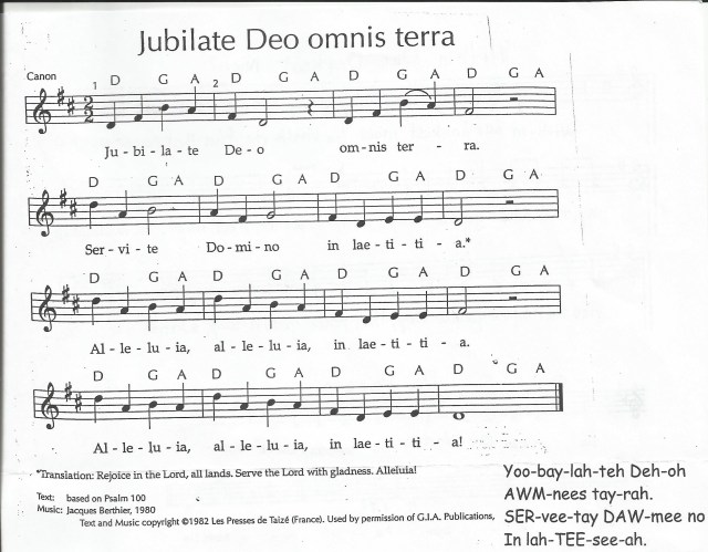 Jubilate Deo